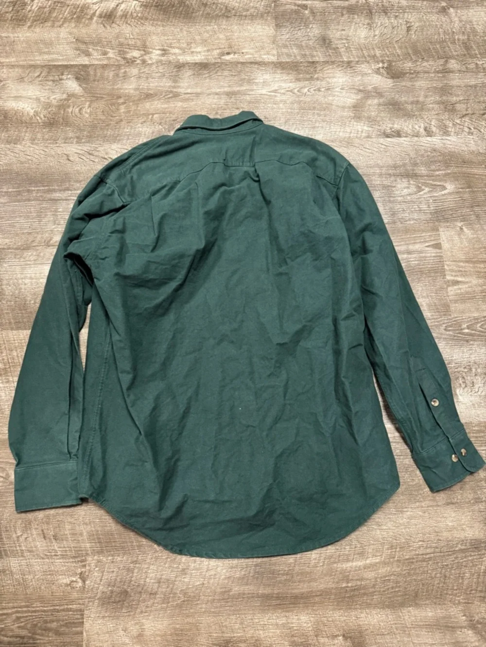 Cabelas Outdoor Gear Green Deer Embroidered Button Front Shirt Size Medium